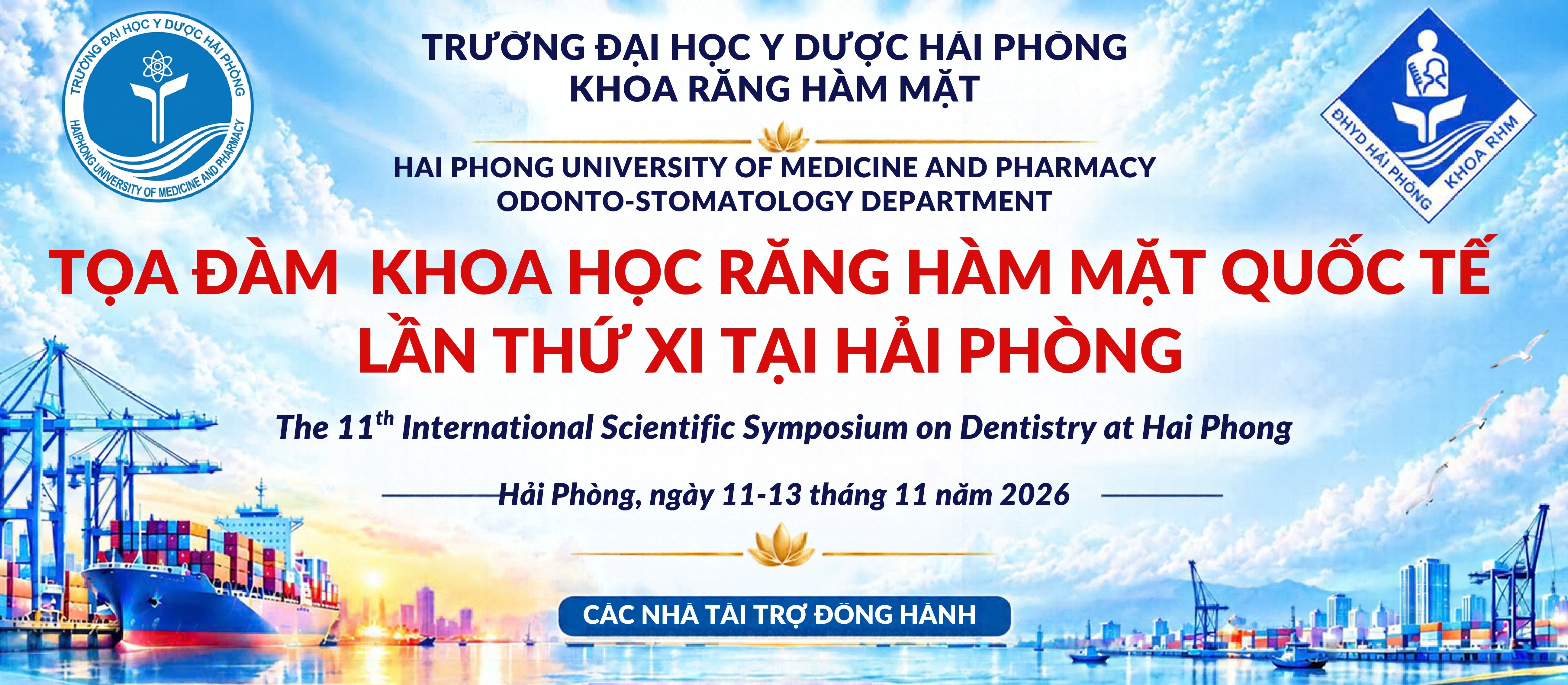 TOẠ ĐÀM KHOA HỌC RĂNG HÀM MẶT QUỐC TẾ LẦN THỨ XI